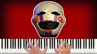 FNaF  Marionette Music Box  The Grandfather Clock  PIANO TUTORIAL [upl. by Ak215]