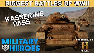 US amp Germany Clash at Kasserine Pass  Biggest Battles of WWII [upl. by Quince]