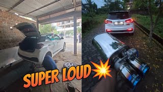 Installing Remus valvetronic exhaust on Hyundai i20 [upl. by Darbie712]