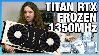 Titan RTX Frozen at 1350MHz VBIOS Bug on Retail Card [upl. by Sillihp]