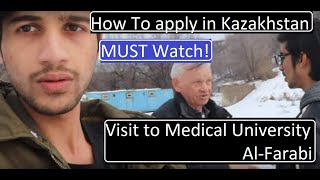 ALMATY KAZAKHSTAN  ALFARABI MEDICAL UNIVERSITY  How To Apply in Kazakhstan [upl. by Tini]