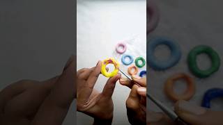 Viral Wall Putty Clay Rings😍❤️ shorts claycraft [upl. by Bent]