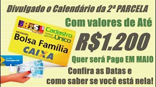 Caixa divulga datas de pagamentos do Bolsa Família de maio e Novas Informações pra quem vai receber [upl. by Cox587]