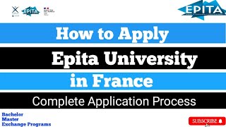 How to Apply EPITA University in FranceComplete ApplicationNo IeltsBSMaster [upl. by Eladal]