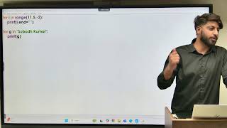 Lecture 6 Python EvenProgram  Iterative Statements  for loop  for else  range function  Vikas [upl. by Acinorahs822]