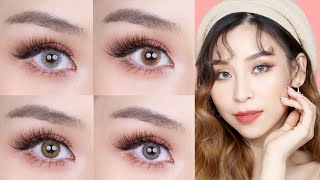 My Go To Korean Colored Contacts  TINA YONG [upl. by Yssirc]