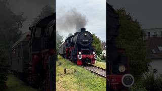 🚂 Ein Dampfgigant auf alten Gleisen Die 52 7596 in RielasingenWorblingen auf dem Weg nach Singen 🌿 [upl. by Alleris166]