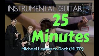 Michael Learns To Rock  25 Minutes instrumental guitar karaoke version cover with lyrics [upl. by Perl956]