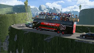 Big Bus driving ON Narrow Route Surviving the Deadliest  Euro Truck Simulator 2  Game ID eps 030 [upl. by Aerona984]