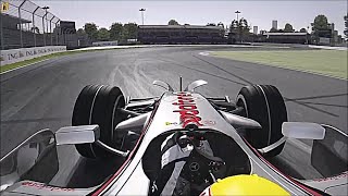 F1 2008 Australia  Lewis Hamilton Pole Lap OnBoard  assettocorsa [upl. by Idac]