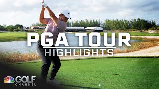 PGA Tour Highlights Hero World Challenge Round 3  Golf Channel [upl. by Brower]