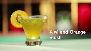 SummerBeverageBlast Kiwi and Orange Slush [upl. by Sholes532]