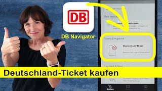 DeutschlandTicket Mit der App DB Navigator und OnlineBanking das Abo starten [upl. by Han]