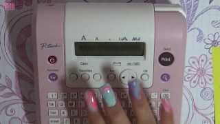 Brothers PTouch PT128AF  Unboxing Label Maker in Pink [upl. by Derwood448]