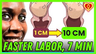 How to DILATE Cervix Faster 7 min Workout by a DOCTOR Induce Labor NATURALLY SPEED up Labor S1 E5 [upl. by Ramor]