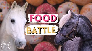 FOOD BATTLE 2021 Which Horse Will Win  This Esme AD [upl. by Rollins]