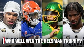 Travis Hunter Ashton Jeanty 🤔 DEBATING Heisman Trophy favorites 🏆  Countdown to GameDay [upl. by Navannod29]