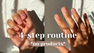 Nail Care Routine  How to make natural nails look good [upl. by Eenahc]