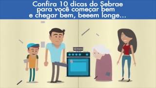 SEBRAE 10 dicas para começar certo [upl. by Ydissak461]