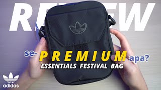 Review  Adidas Originals Premium Essentials Festival Bag IB9349 [upl. by Kred]