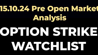 151024TODAY BEST OPTION STRIKE WATCHLIST [upl. by Dyana]