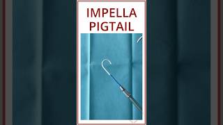 IMPELLA PIGTAIL TWO PLASTICS BLUE HARD WHITE SOFT impella shorts [upl. by Adelaida]