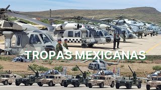 Impresionante concentración de tropas mexicanas en Chihuahua [upl. by Kidd584]