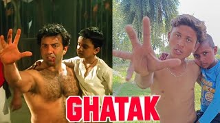 Ghatak 1996  Ghatak Movie dialogue spoof  Ghatak Comedy Video  Ghatak Sunny Deol  Ghatak Scene [upl. by Ahteres399]