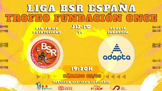 LIGA BSR ESP TROFEO FUND ONCE  1Âª DIV 2324  J12  BSR AMIAB PUERTOLLANO  ADAPTA ZARAGOZA [upl. by Adniled]