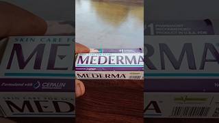 MEDERMA CREAM for Scares and injury 🤕 [upl. by Narrad]