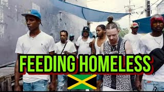 FEEDING THE HOMELESS IN KINGSTON JAMAICA [upl. by Raman]