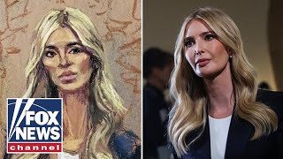 Ivanka Trumps court sketches brutally mocked online [upl. by Mcmillan]