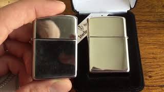 Zippo unboxing armor 26 Sterling silver high polish [upl. by Jaquelyn]