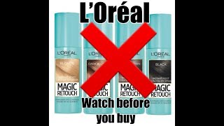 Loreal Magic Retouch spray review Watch before you buy [upl. by Garibull861]