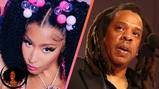 Grammys SHADE Nicki Minaj  Jay Z Calls Out The Grammys For Snubbing Beyonce For Album Of The Year [upl. by Htezil]