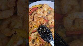 Shrimp Fajitas  Prawn recipe shrimpfajitas prawnrecipe youtubeshorts [upl. by Moguel314]