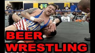 Grado Drinks A Beer While Wrestling Colt Cabana  AIW  Cleveland OH [upl. by Burne938]