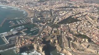 Landing at Melilla Airport Spain [upl. by Leahcimluap534]