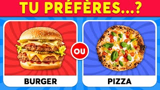 Tu préfères  60 DILEMMES de NOURRITURE 🍔🍕🌭 Robo Quiz [upl. by Hteik9]