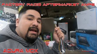 Acura MDX Factory Radio Aftermarket Amplifier Installation  Navigation ELS System  DIY Pro Series [upl. by Glassman]