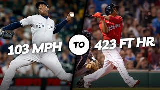 100mph Fastballs Crushed every homerun off a 100mph pitch from 2015 to 2022 [upl. by Koeppel267]