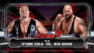 WWE 2K15 Austin Vs Big Show TLC Match [upl. by Placia]