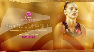 Marine Johannes  Ridiculous Plays  Full Season Mixtape  EuroLeague Women 201819 [upl. by Kennett]