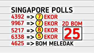 PREDIKSI SGP 1 DESEMBER 2024  BOCORAN TOGEL SGP HARI INI  RUMUS EKOR SGP JITUsingaporepolls [upl. by Kennedy]