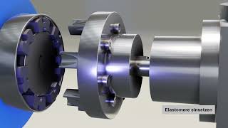 Elastische Nockenkupplung MAEPEX® 3teilig montieren und Verdrehspiel ermitteln So gehts [upl. by Irihs]