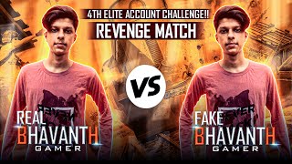 Fake Bhavanth Vs Real Bhavanth😡1vs1 ജയിച്ച 4th Elite Account കിട്ടും😳ഞാൻ Hacker ആണോ Free Fire Max [upl. by Lenahtan636]