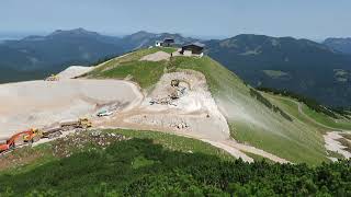 Waidring Steinplatte  Bau neuer Speicherteich August 2017 [upl. by Jeggar47]