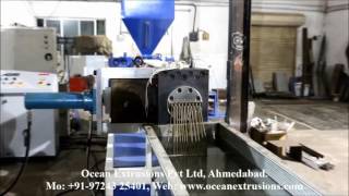 Plastic Granules Making Machine [upl. by Ayetal]