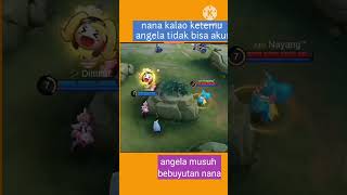 Nana vs Angela  mobile legends [upl. by Nathanoj]