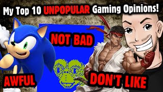 OLD Top 10 Unpopular Gaming Opinions  Caddicarus [upl. by Anastasie]